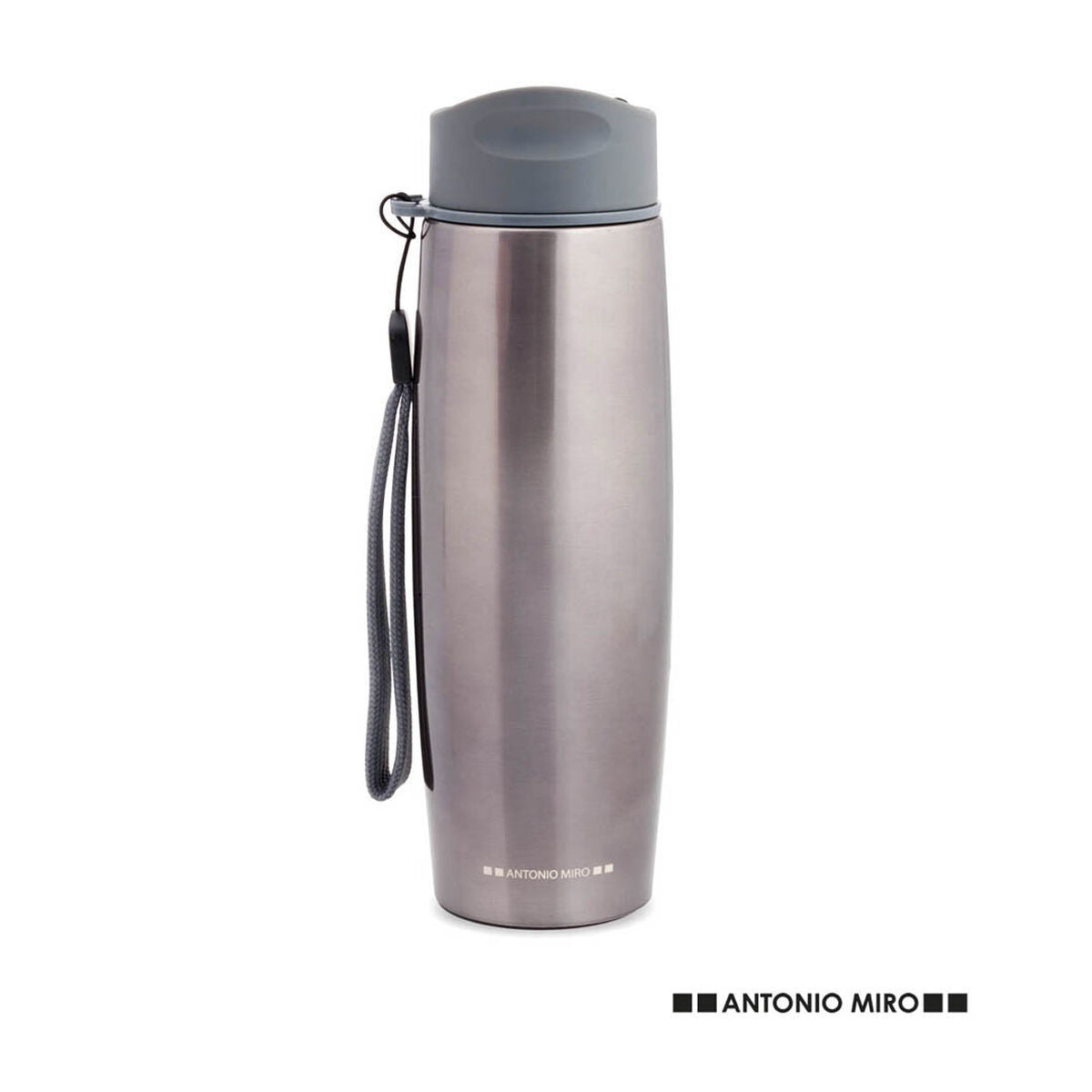 Thermos Antonio Miró Grå 500 ml Rostfritt Stål Behållare Vakuumisolering