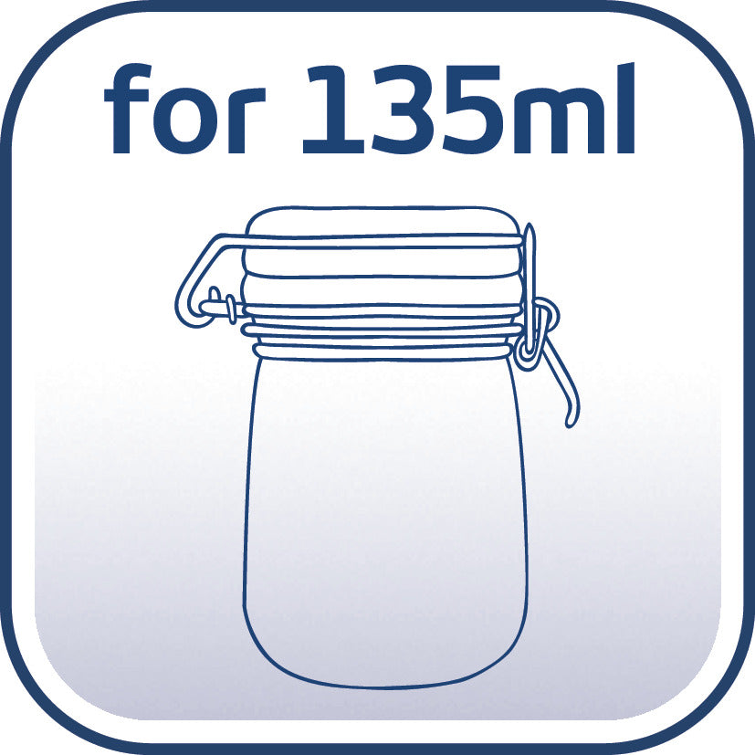 Set med 6 Reservgummiringar för Clip-Top Burkar 43 x 71 mm