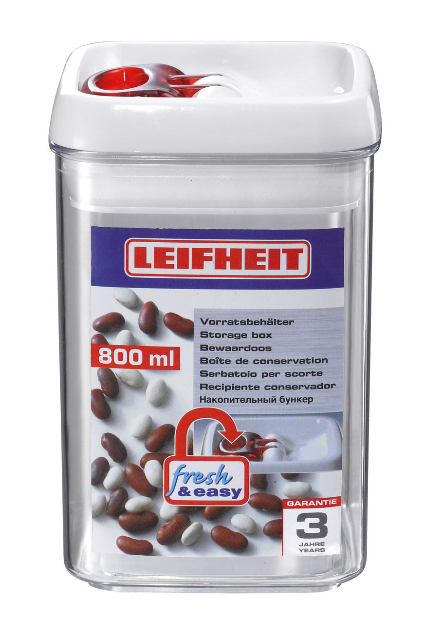 Förvaringsburk Fresh&Easy 800ml - Kvadratisk