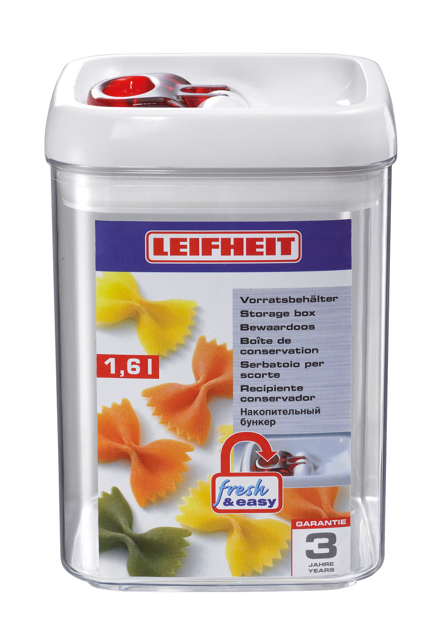 Förvaringsburk Fresh&Easy 1,6L - Kvadratisk