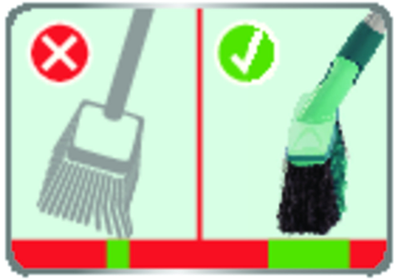 Allround Kvasten Xtra Clean 40 cm - Click System