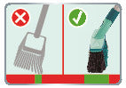 Parkett Sopborste Xtra Clean 30 cm - Click System