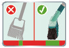 Allround Sopborste Xtra Clean 30 cm - Click System