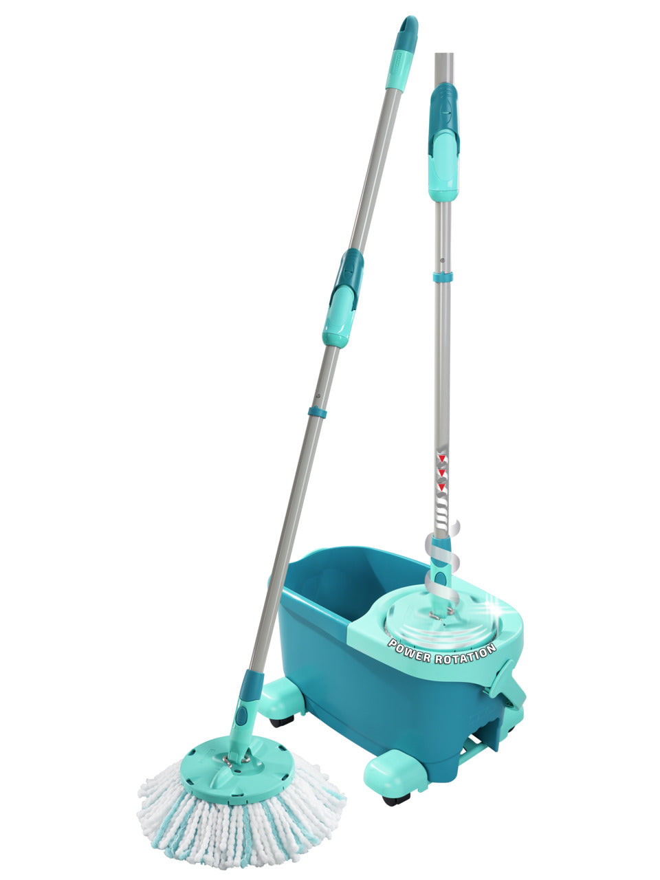 CLEAN TWIST Mobile Ergo Disc Mopp Set
