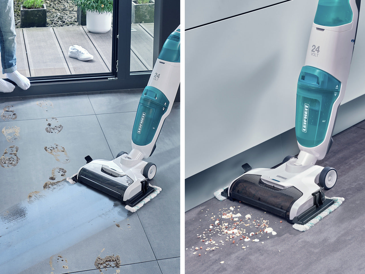 Handdammsugare - Sladdlös Dammsugare med Moppfunktion Regulus AquaPowerVac PRO