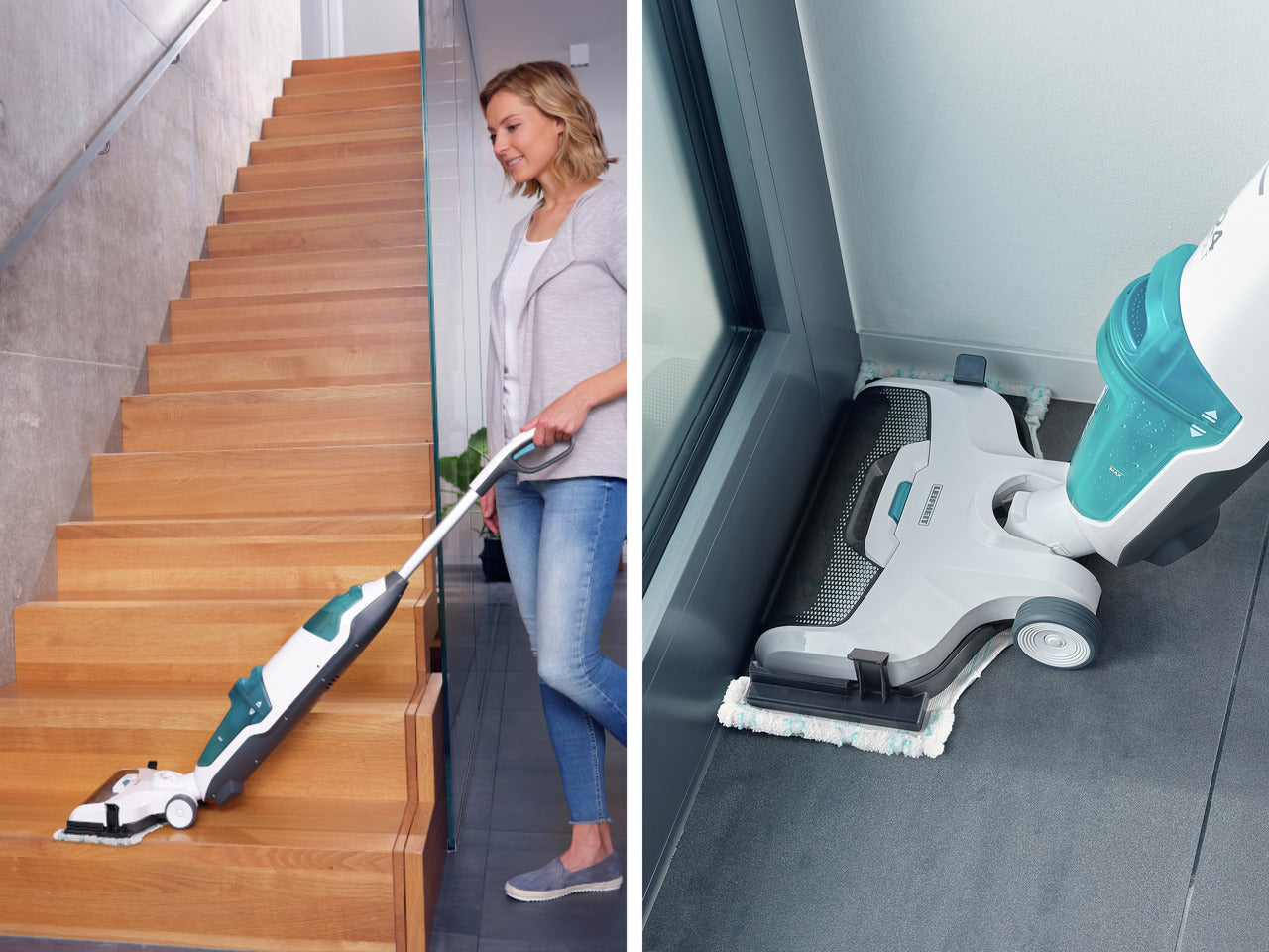 Handdammsugare - Sladdlös Dammsugare med Moppfunktion Regulus AquaPowerVac PRO