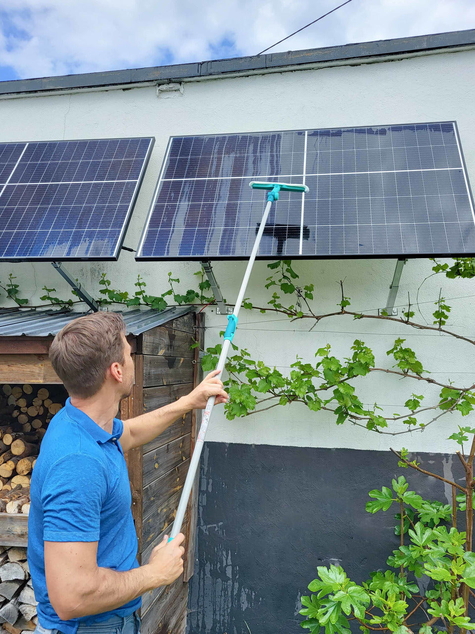 Teleskopskaft med roterande led 110 - 190 cm - Click System