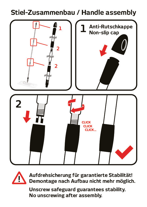 Set Press Profi XL med Hjul - Golvmopp med Hink