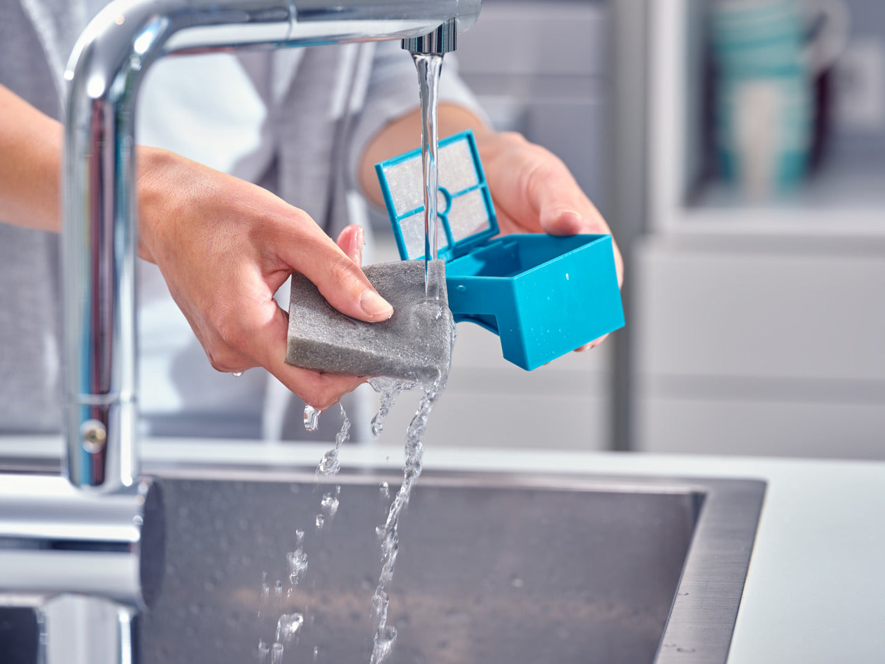 Handdammsugare - Sladdlös Dammsugare med Mopp Funktion Regulus Aqua PowerVac