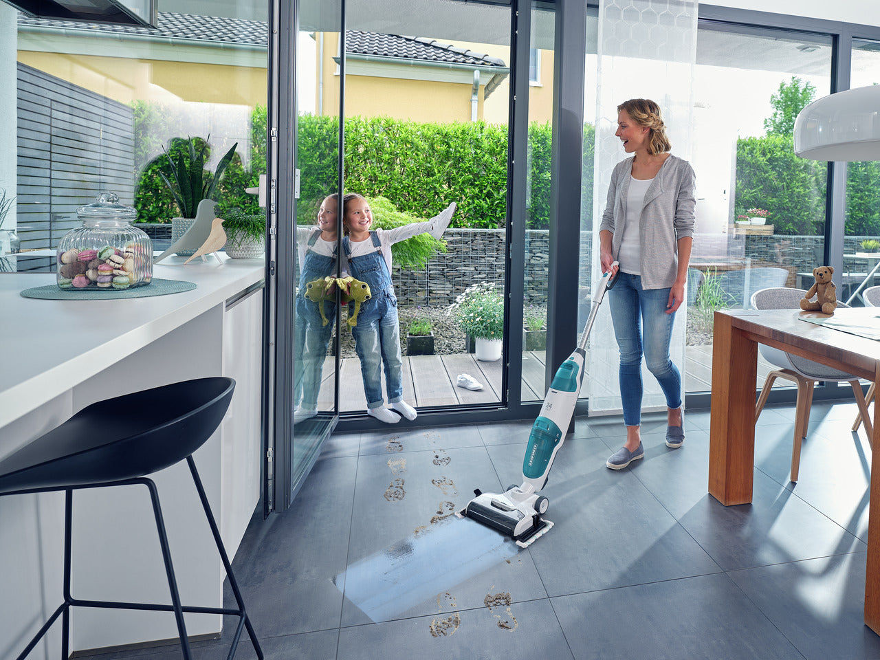 Handdammsugare - Sladdlös Dammsugare med Moppfunktion Regulus AquaPowerVac PRO