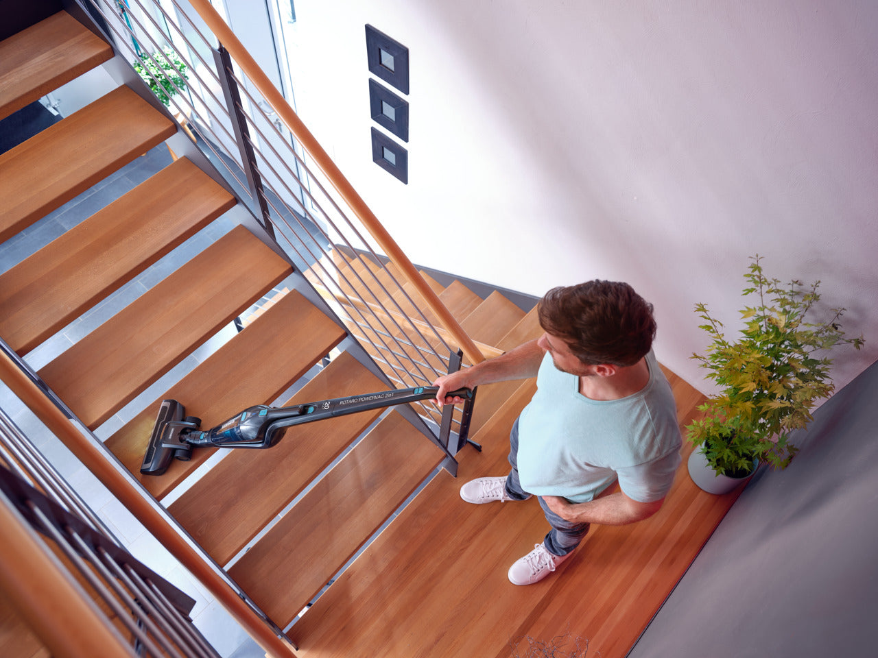 Handdammsugare - Sladdlös Dammsugare Rotaro PowerVac 2in1 20V