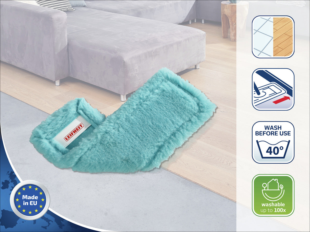 Moppöverdrag Profi Static Plus