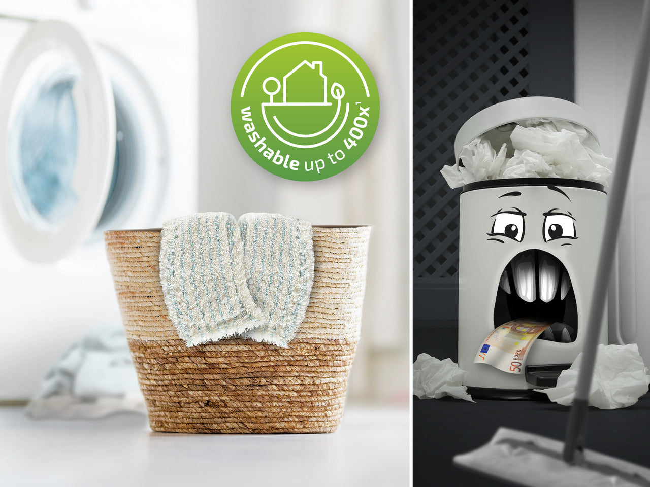 Moppöverdrag Profi Cotton Plus