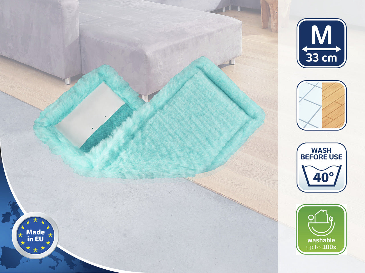 Moppöverdrag CLEAN TWIST M Ergo Static