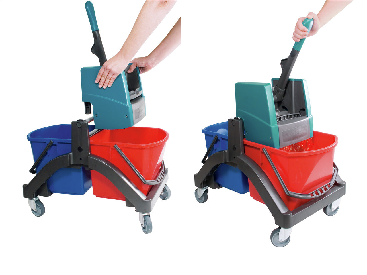 Professionell Städvagn Cart Duo