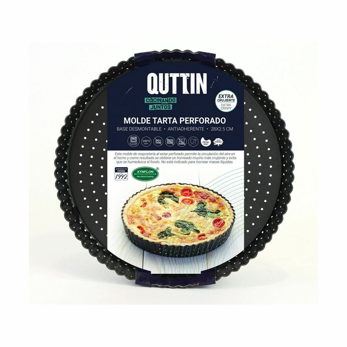 Kakform Quttin 28 x 3 cm med hål Avtagbar 12-pack hög kvalitet