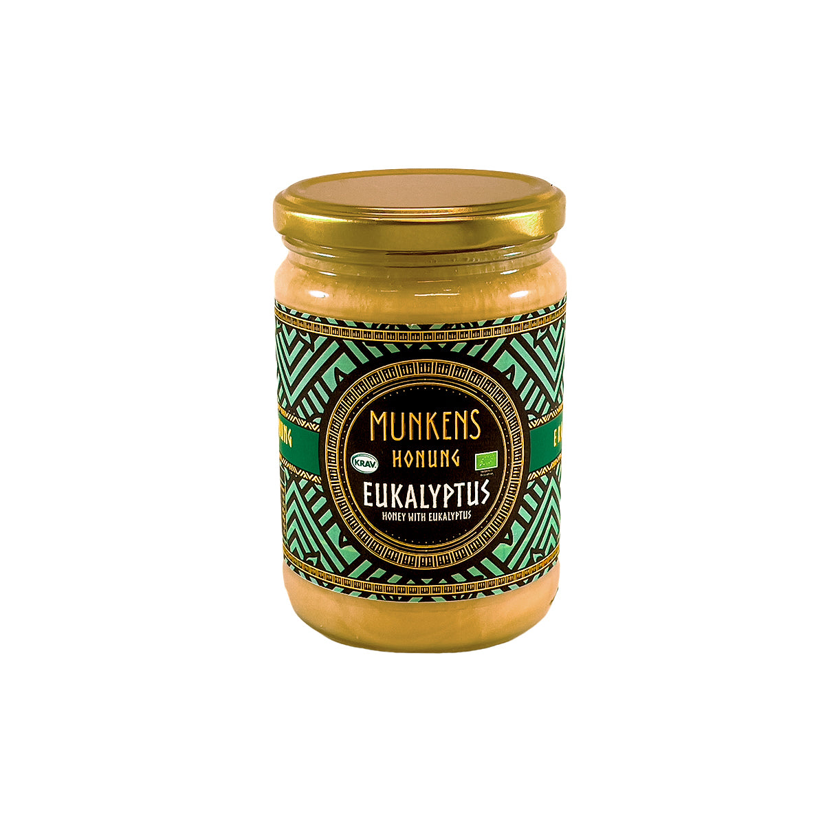 Munkens Honung Eukalyptus – Svensk Kallrörd Rå Honung, 500g