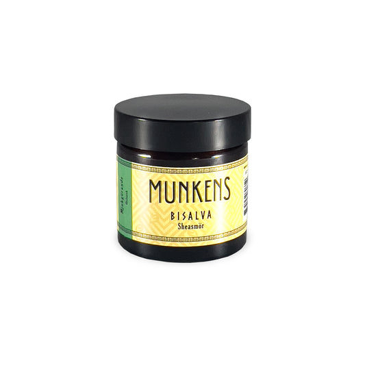 Munkens Bisalva Sheasmör – Ekologisk Bivaxsalva med Sheasmör för Torr Hud, 50 g