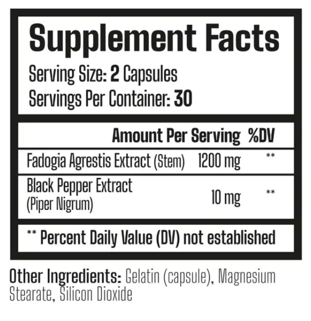 Fadogia Agrestis Testobooster – Naturlig Testosteron, Muskel & Vitalitet