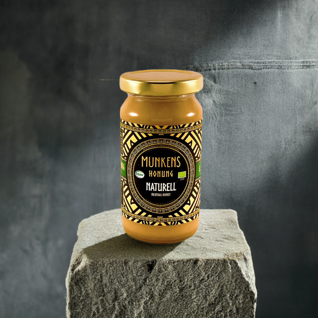 Munkens Honung Naturell – Svensk Kallrörd Rå Honung, 280g