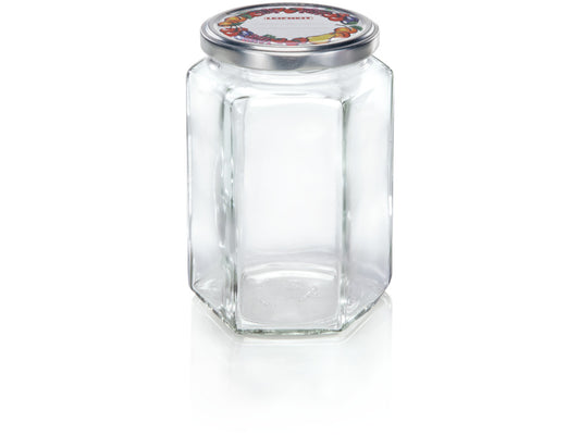 Hexagonal Glasburk 770 ml