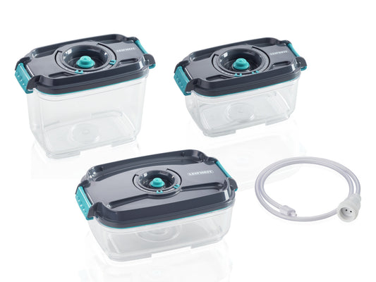 Vakuumförseglade Matlådor - Set (BPA Fria)