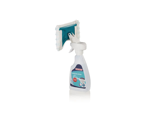 Fönsterspray med Trasa Micro Duo