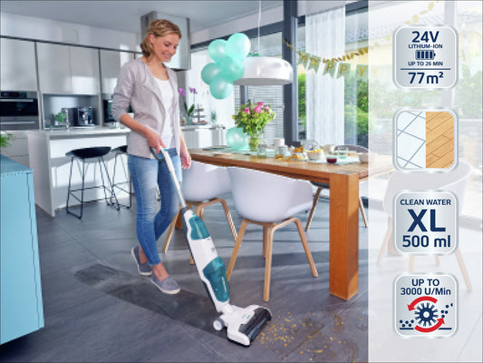 Handdammsugare - Sladdlös Dammsugare med Mopp Funktion Regulus Aqua PowerVac