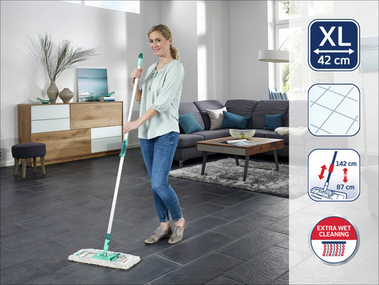Golvmopp Profi XL Cotton Plus med Telskopskaft