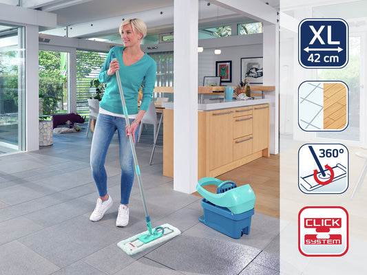 Golvmopp Profi XL Micro Duo (3-delad skaft)