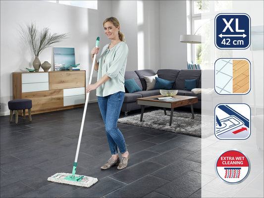 Golvmopp Profi XL Micro Duo - Aluminium Skaft