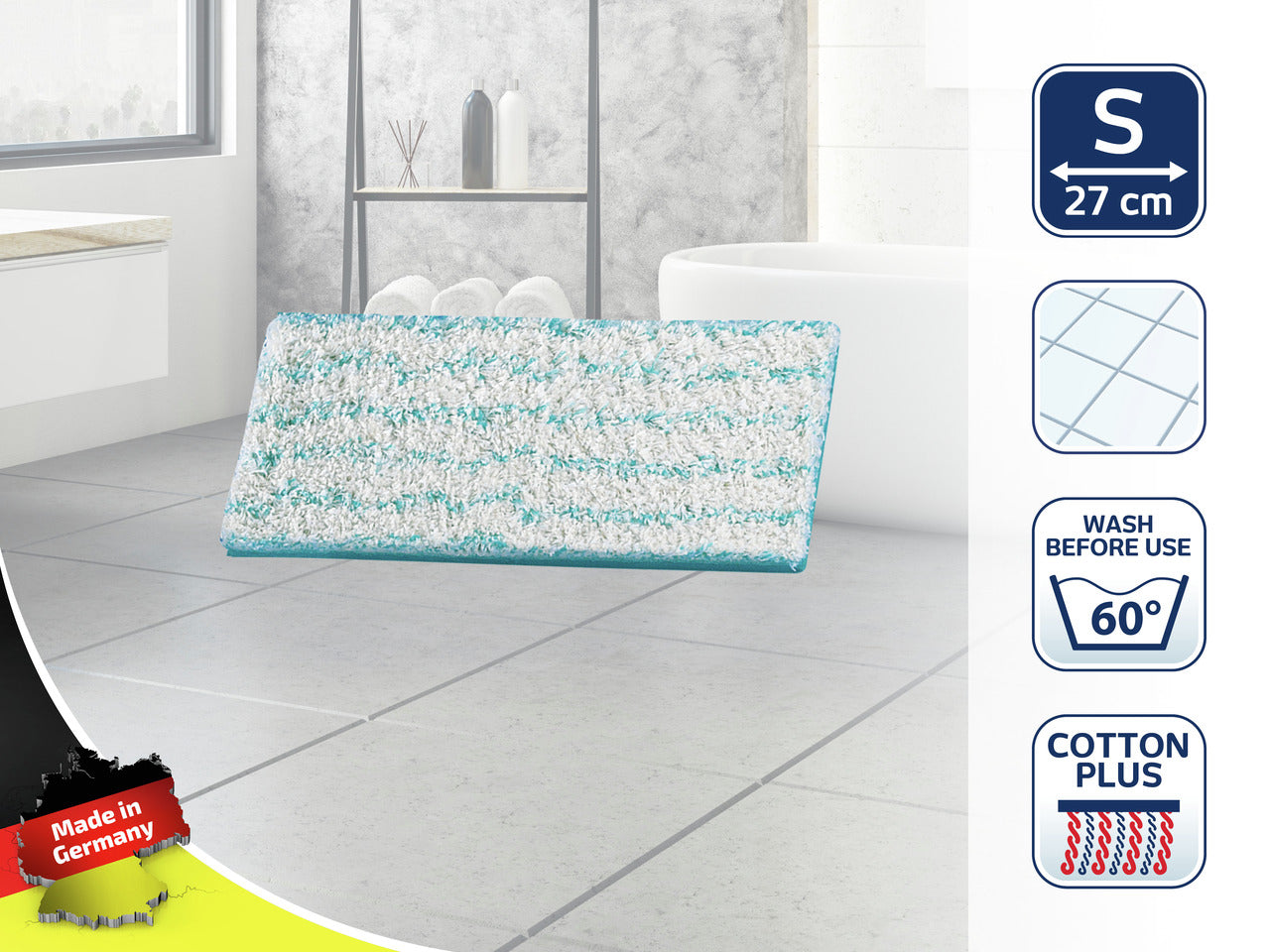 Moppdyna Cotton Plus för Golvmopp Picobello S