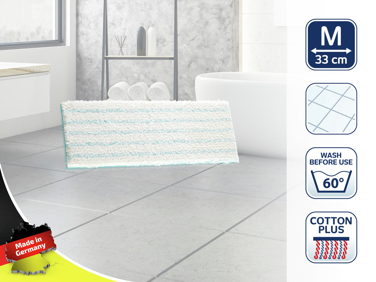 Moppdyna Cotton Plus för Golvmopp Picobello XL