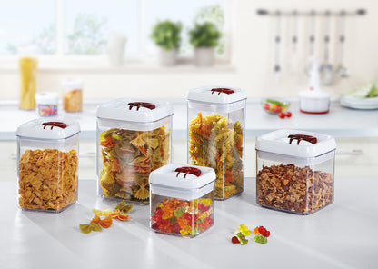 Förvaringsburk Fresh&Easy 1,6L - Kvadratisk