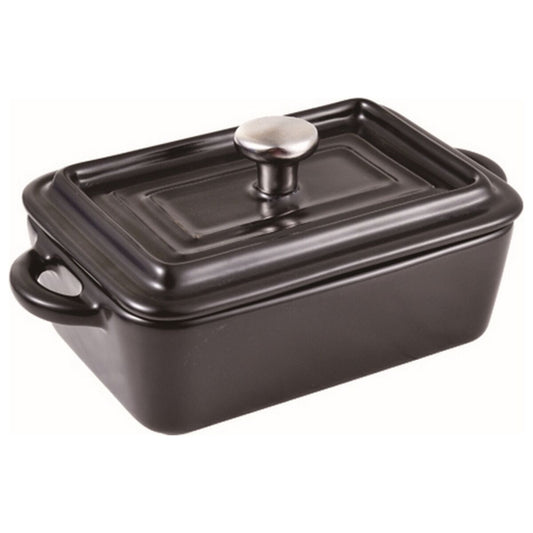 Masterpro Casserolle Svart 1,8 L Ugnssäker Stengods Kokkärl