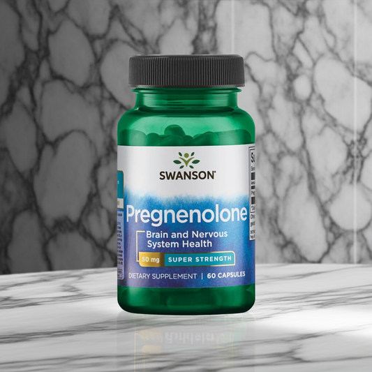 Pregnenolon 50 mg – Hormonbalans & Mental Skärpa, 60 kapslar