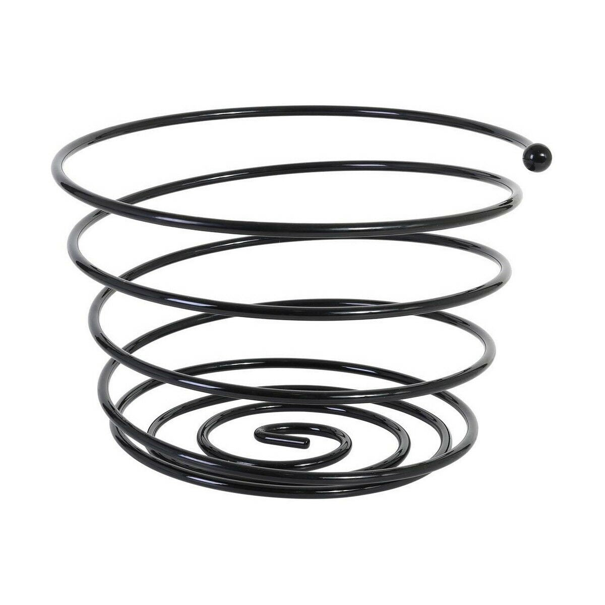 Fruktskål Viejo Valle Svart Spiral Ø 26 x 17 cm 2-pack
