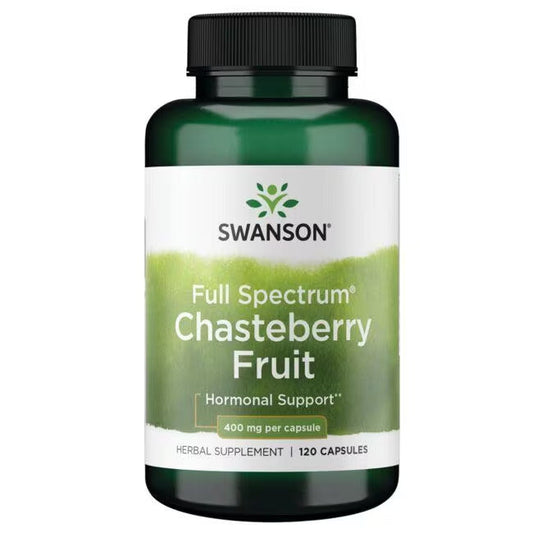 Chasteberry, Kyskhetsört 120 kapslar Swanson - Tongkatbutiken.se
