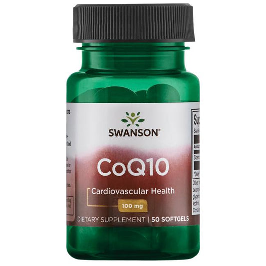 CoQ10 100 mg 50 Softgels Swanson - Tongkatbutiken.se