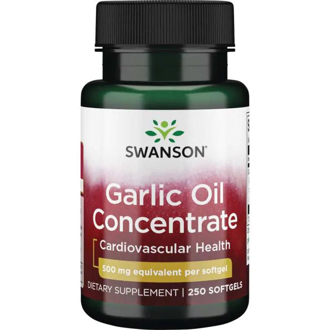 Garlic Oil Koncentrat 250 Softgels Swanson - Tongkatbutiken.se