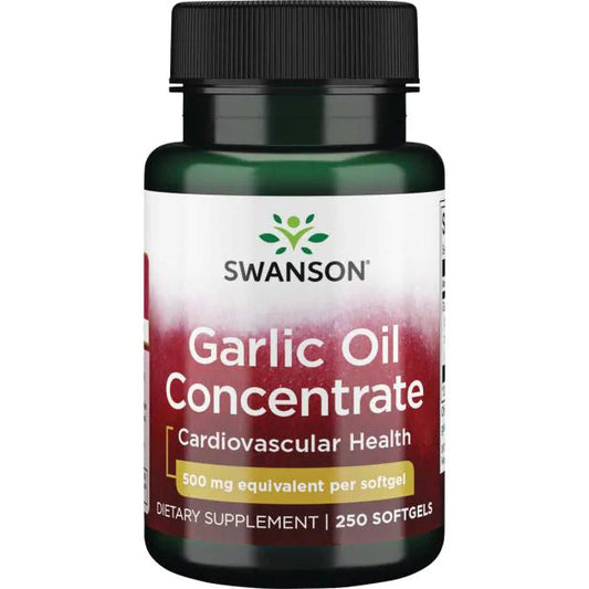Garlic Oil Koncentrat 250 Softgels Swanson - Tongkatbutiken.se
