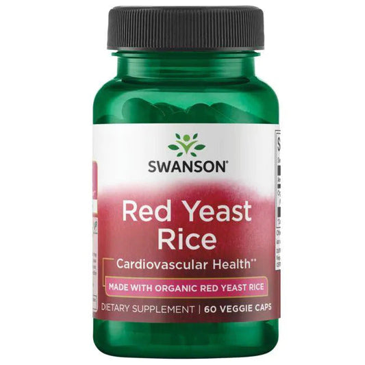 Red Yeast Rice 600 mg 60 Kapslar Swanson - Tongkatbutiken.se