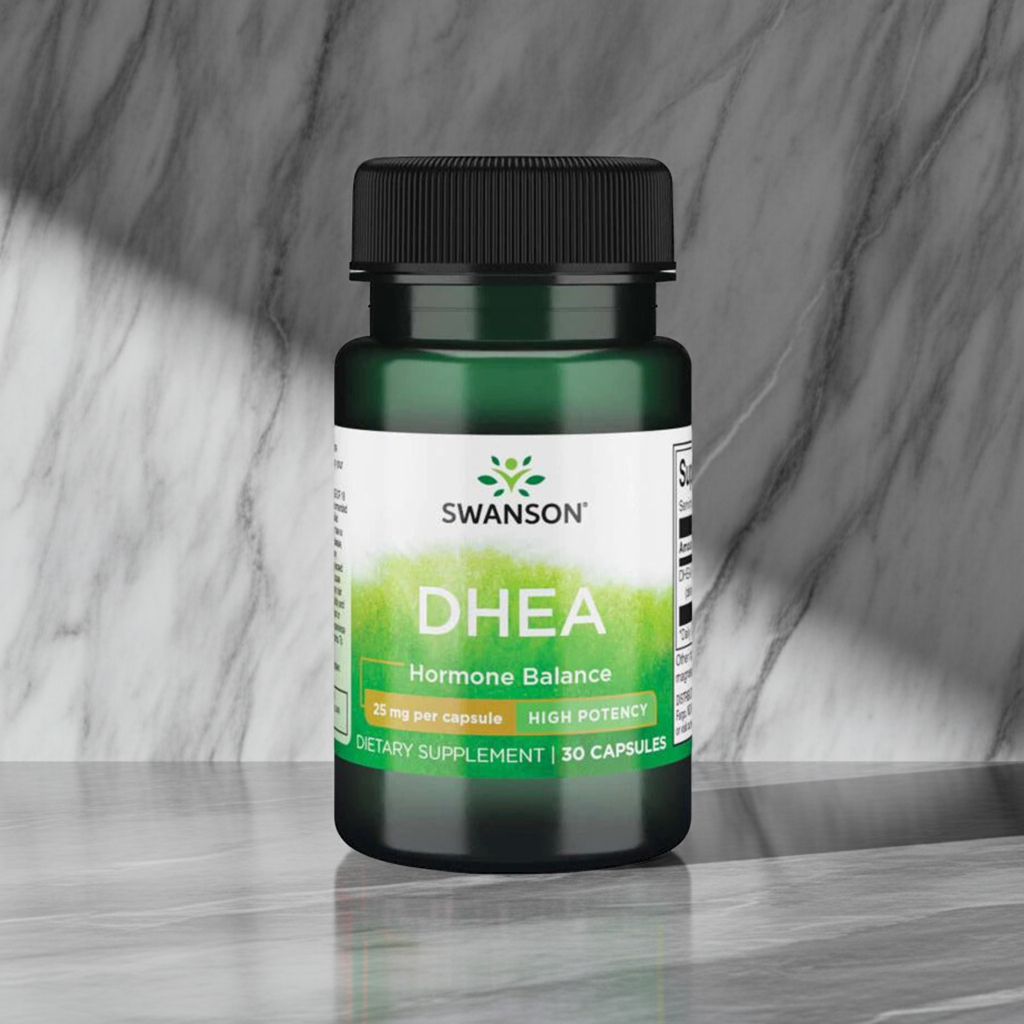 DHEA 25 mg – Vitalitet, Energi & Hormonbalans, 30 kapslar