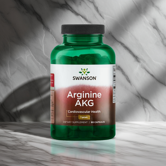 Arginine AKG 1000 mg – Energi & Muskelåterhämtning, 90 kapslar