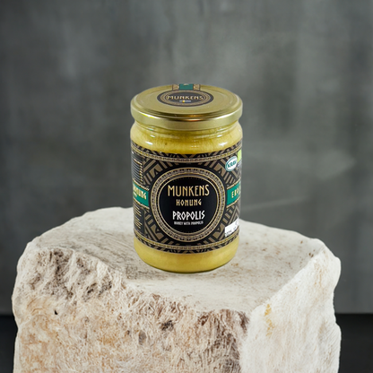 Munkens Honung Propolis – Svensk Kallrörd Rå Honung, 500g