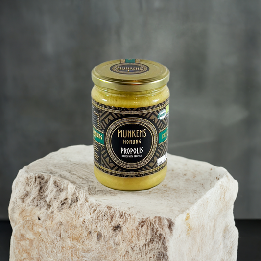 Munkens Honung Propolis – Svensk Kallrörd Rå Honung, 500g