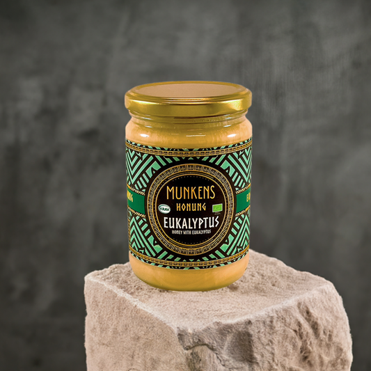 Munkens Honung Eukalyptus – Svensk Kallrörd Rå Honung, 500g