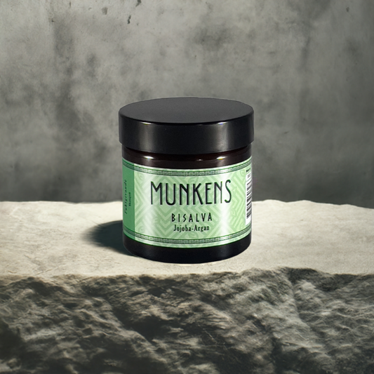 Munkens Bisalva Jojoba Argan – Ekologisk Bivaxsalva för Torr & Känslig Hud, 50 g