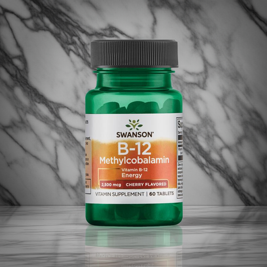 B12 Metylkobalamin 2500 mcg – Energi & Nervsystem, 60 tabletter